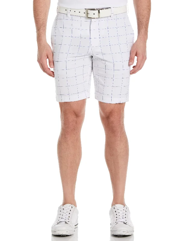 Men's Americana Space Dye Print 9" Golf Short