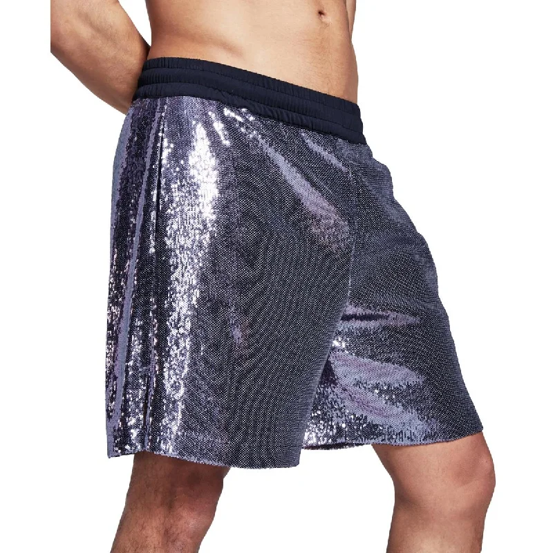 And Now This Mens Sequined Knee Length Casual Shorts