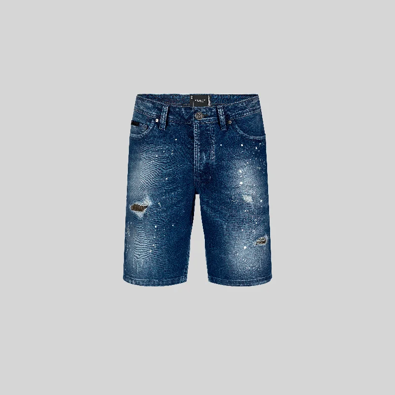 ASTROPHEL BLUE DENIM SHORT