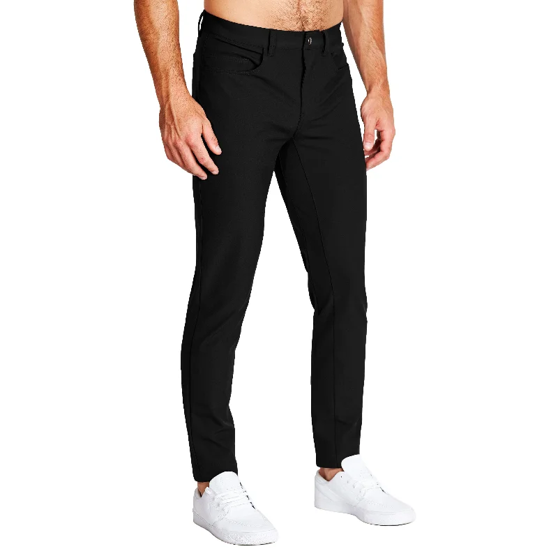 Athletic Fit Stretch Tech Chino - Black