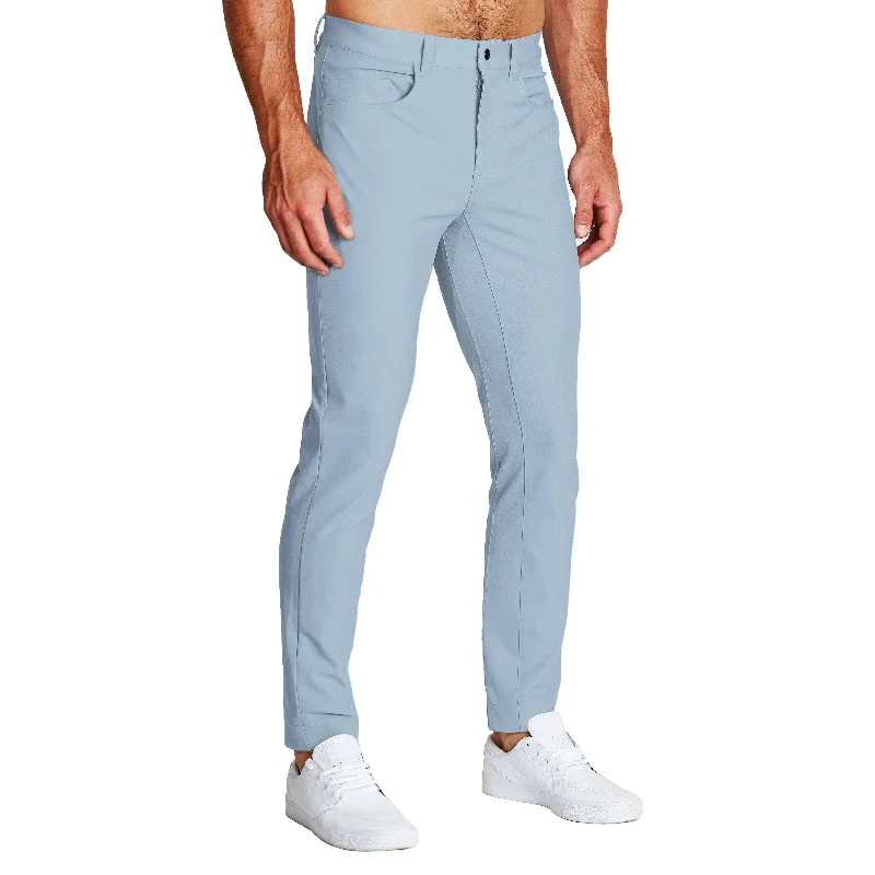 Athletic Fit Stretch Tech Chino - Light Blue