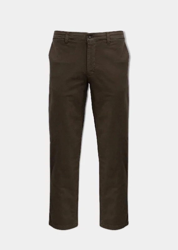 Bamforth Men's Chino Trouser In Olive - Regular Fit