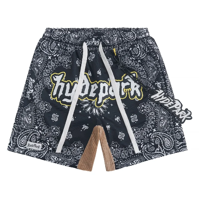 Bandana Mash Up Short | Black