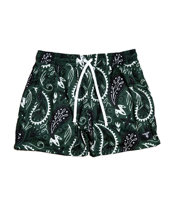 Bandana Mesh Training Short (5" Inseam) - Hunter