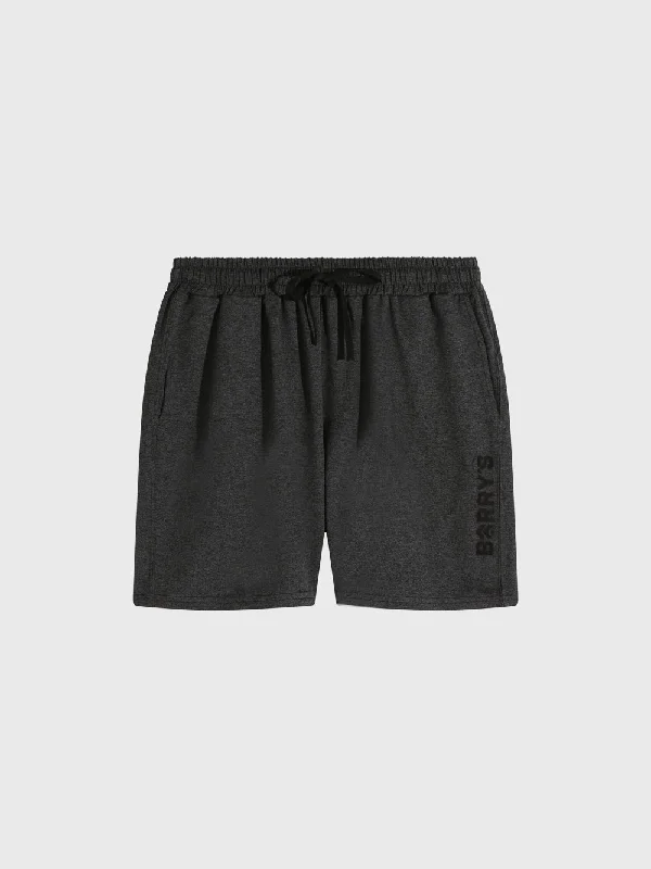 BARRY'S HEATHER BLACK STRIDE 6" SHORT