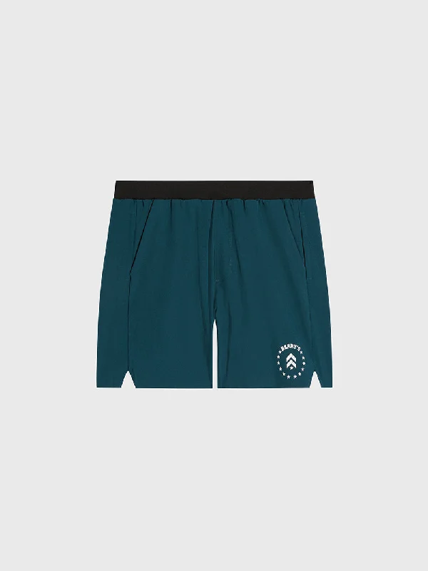 BARRY'S PEACOCK TRAIN SHORT 5IN LINED