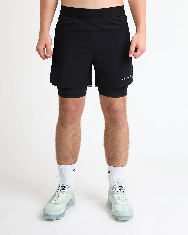 Bivol x BOXRAW 2-in-1 Shorts - Black