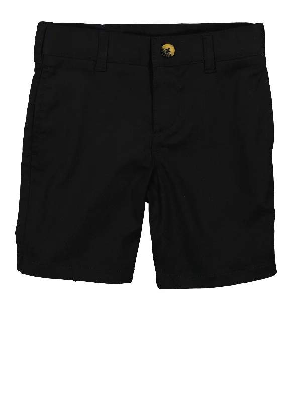 French Toast Boys 4-7 Faux Button Shorts