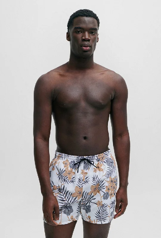 BOSS PIRANHA PRINTED SWIM SHORTS