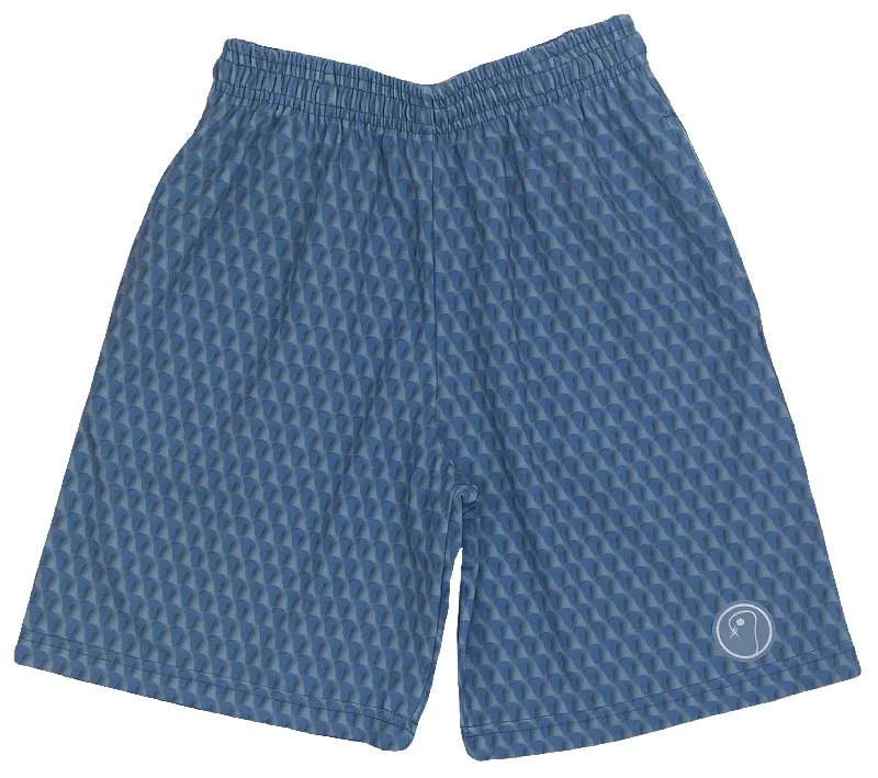 Boys 3D Lacrosse Shorts - Blue