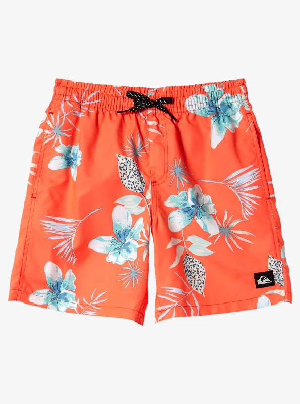 Boys 8-16 Everyday Mix Vl 15Nb Swim Trunks - Fiery Coral