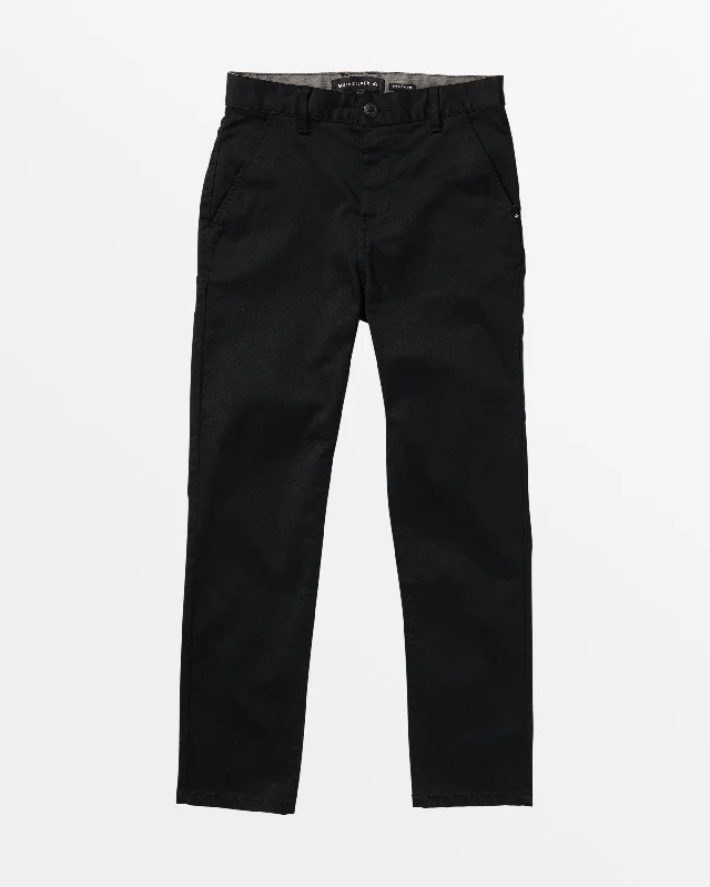 Boys 8-16 Everyday Union Chinos - Black