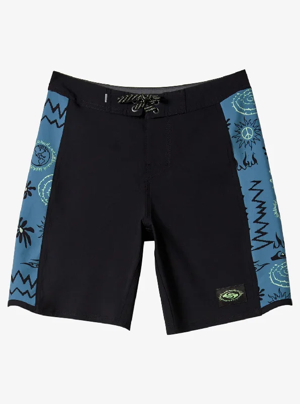 Boys 8-16 Surfsilk Radical Arch 16" Boardshorts - Black