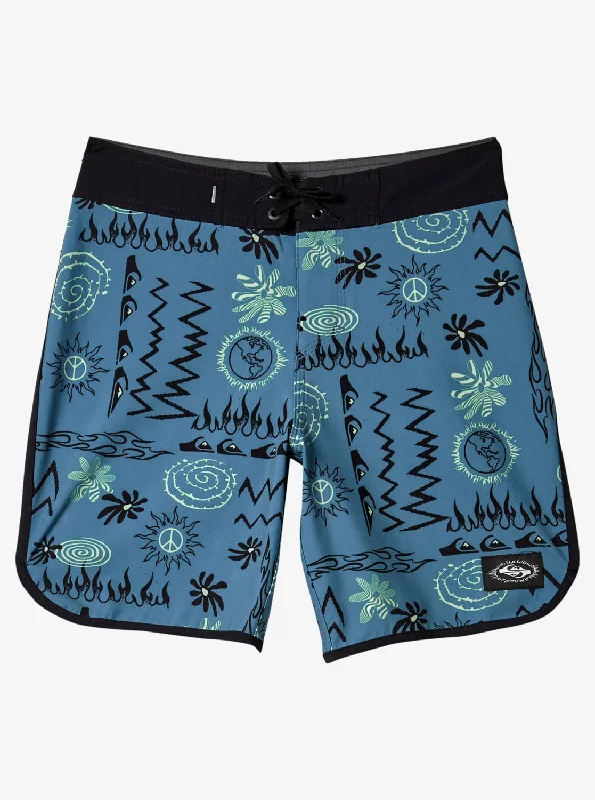 Boys 8-16 Surfsilk Radical Scallop 16 Boardshorts - Aegean Blue