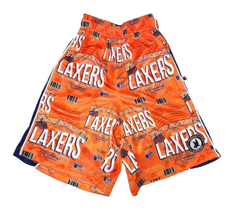 Boys Flow Laxers Attack Short Orange