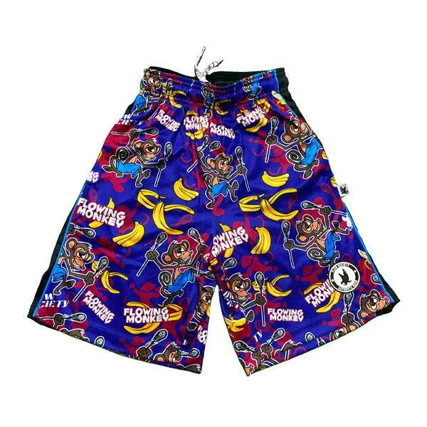 Boys Flowing Monkey Attack Shorts