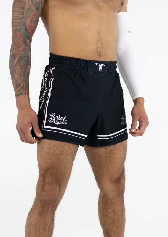 Brick By Brick Fight Shorts - Black (5"&7" Inseam)