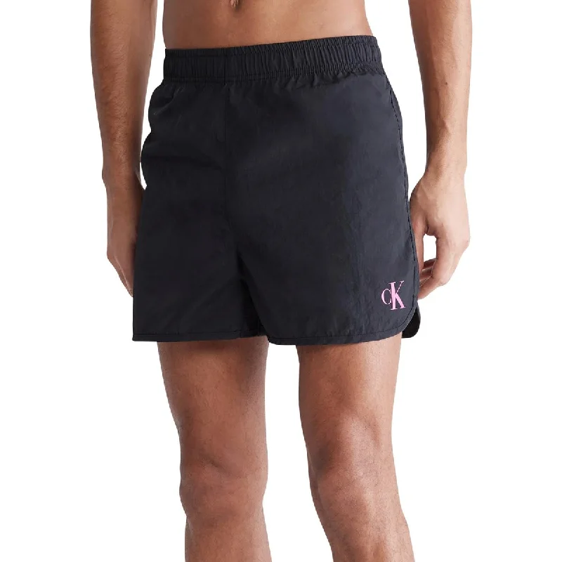 Calvin Klein Mens Pride Logo Above Knee Flat Front