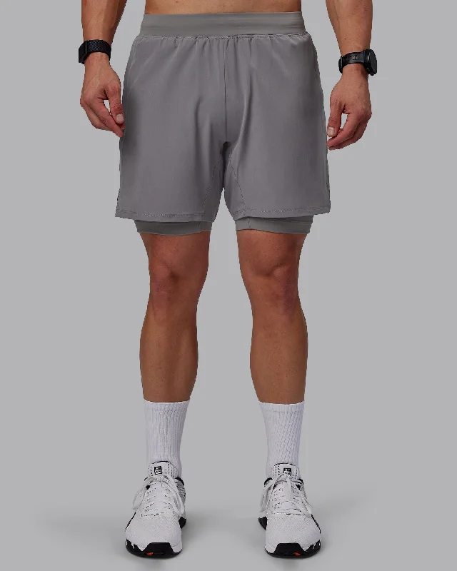 Challenger 6" Lined Performance Shorts - Storm Front