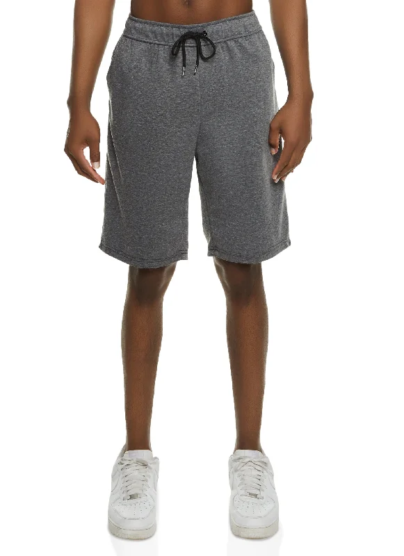 Mens Zip Pocket Tech Fleece Shorts