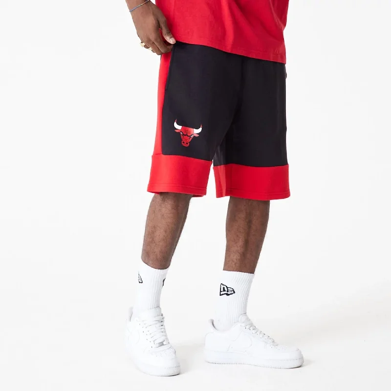 Chicago Bulls NBA Colour Block Black Shorts