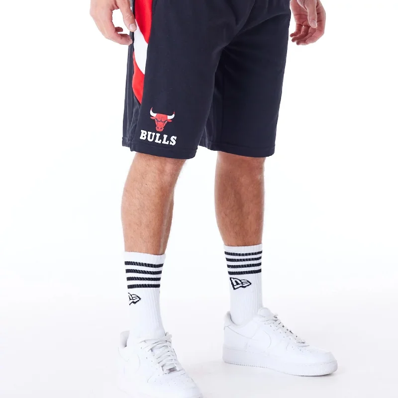 Chicago Bulls NBA Panel Black Oversized Shorts