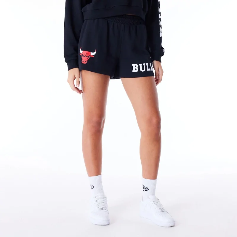 Chicago Bulls Womens NBA Wordmark Black Shorts