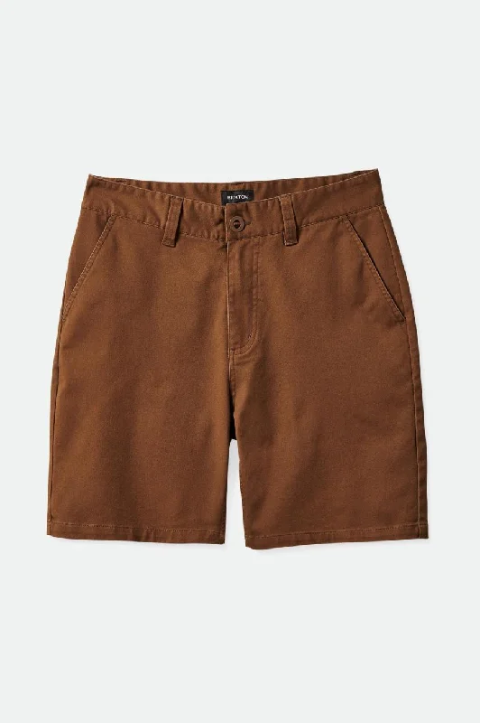 Choice Chino Short 9" - Dark Earth