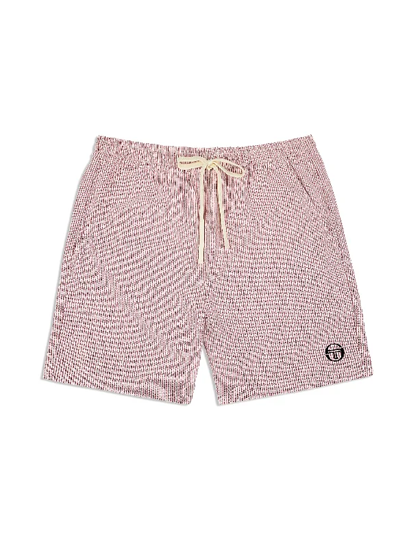 Cosimo Oxford Shorts- Wild Rose