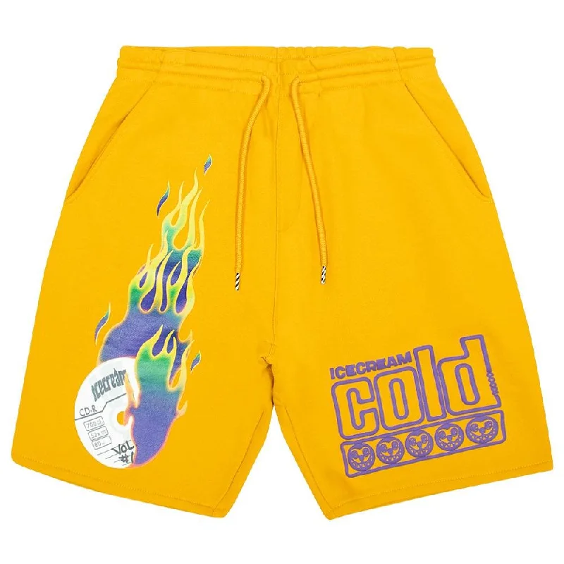 Disc Sweatshorts | Golden Yellow