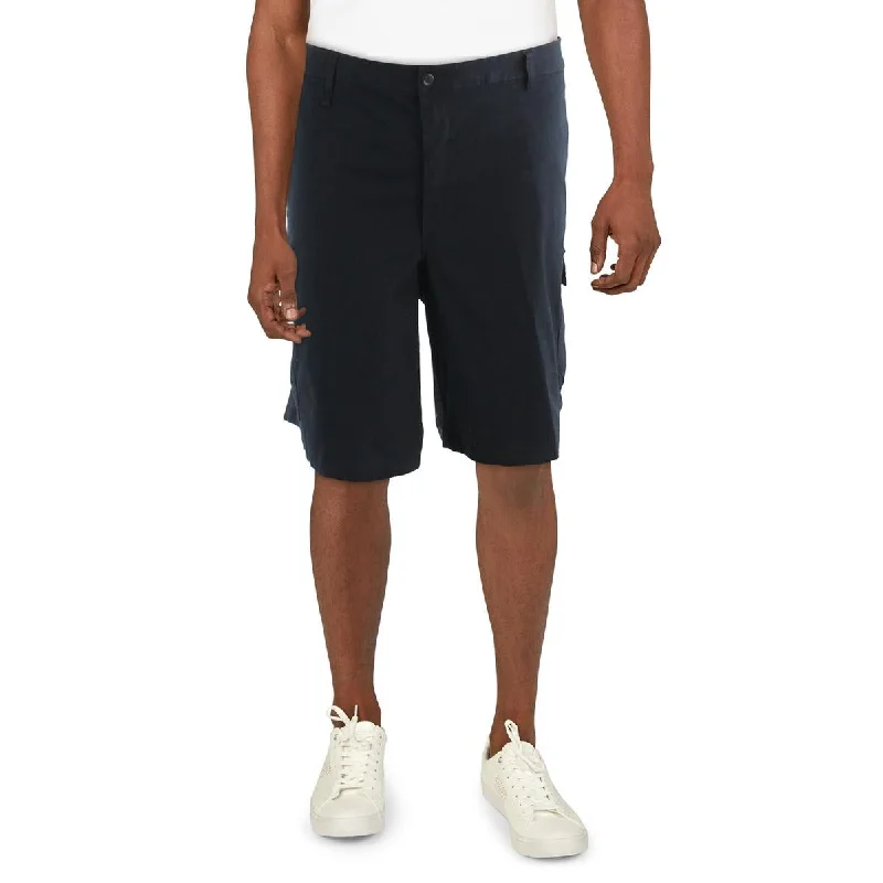 Dockers Mens Solid Cotton Cargo Shorts