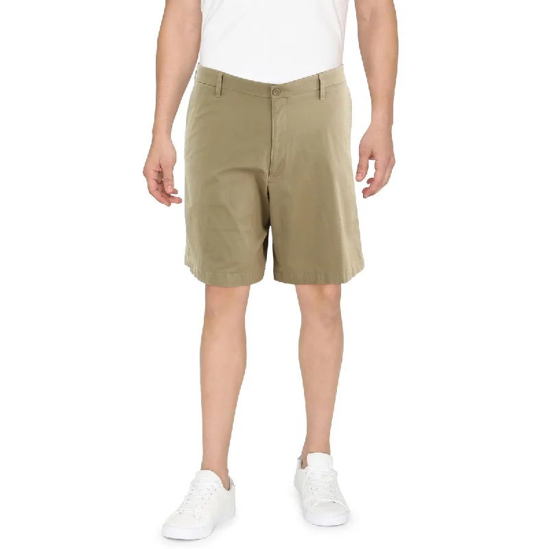 Dockers Mens Solid Cotton Khaki Shorts