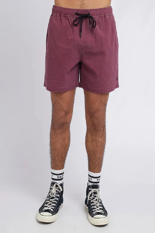 Dos Short Burgundy