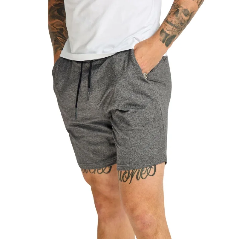 Drawstring Short (Heather Grey)