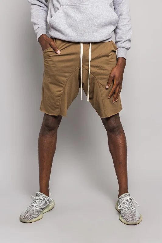 Dropped Crotch Sweat Shorts