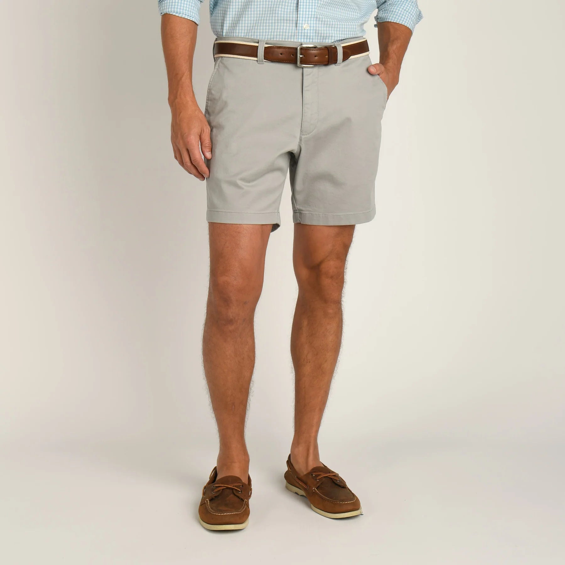 Duck Head 7" Gold School Chino Short - Limestone Gray