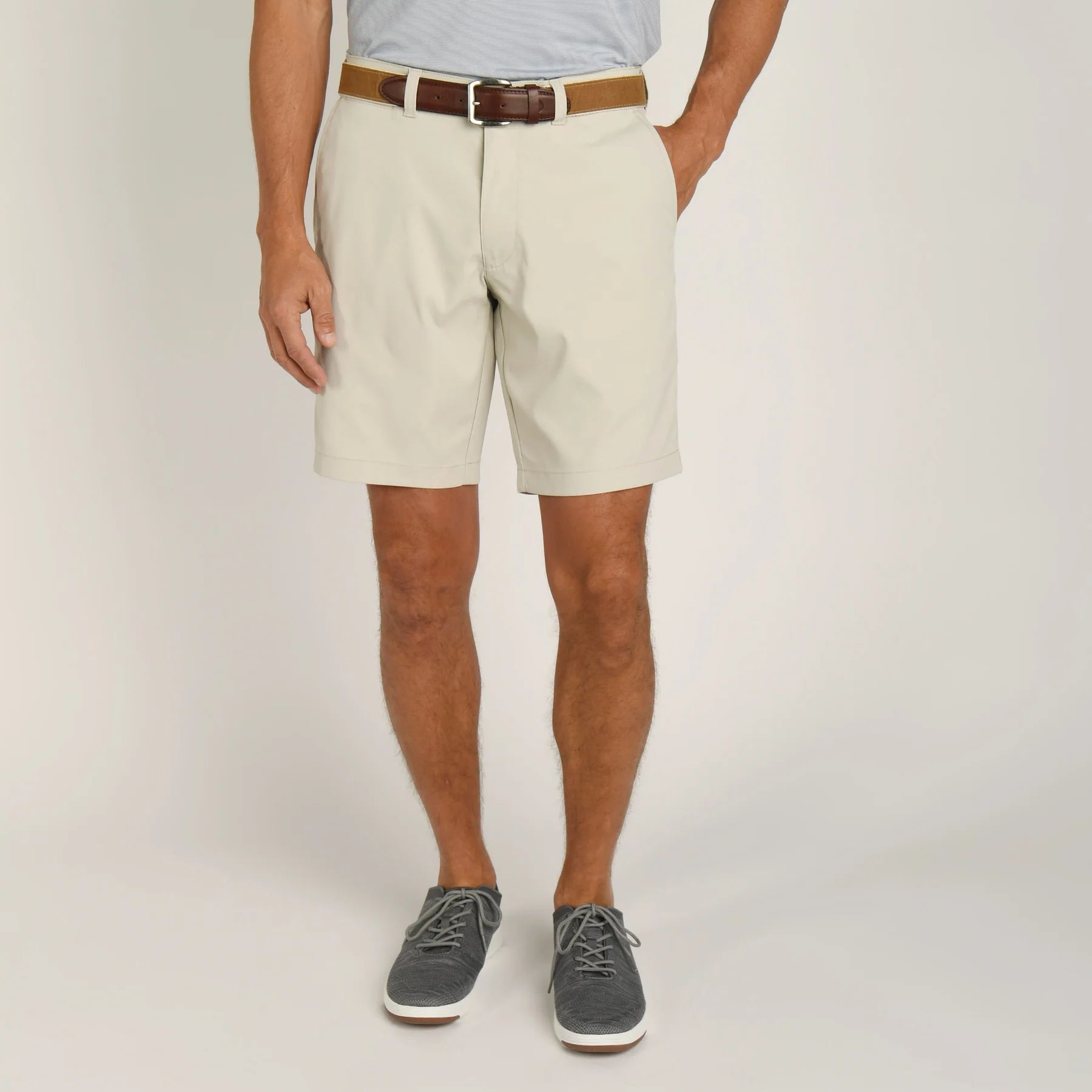 Duck Head 9" Long Drive Shorts - Stone