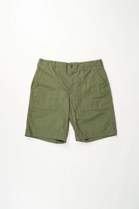 Engineered Garments Fatigue Short - Olive Cotton Ripstop