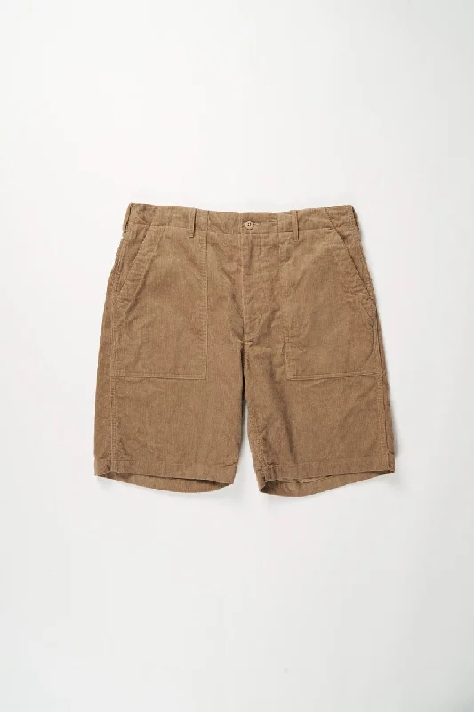 Engineered Garments Fatigue Short - Khaki 14W Corduroy