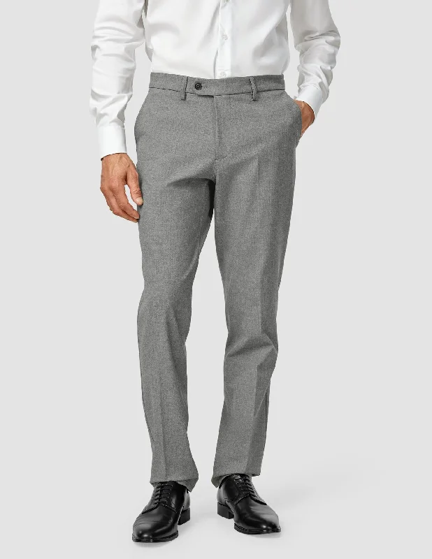 Essential Suit Pants Regular Dark Grey Melange