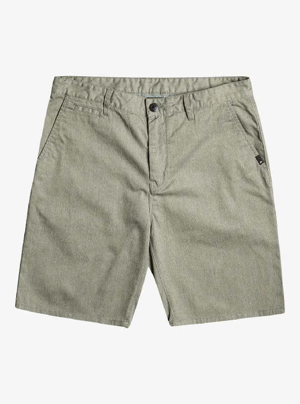 Everyday Union Stretch Chino 20" Shorts - Light Grey Heather