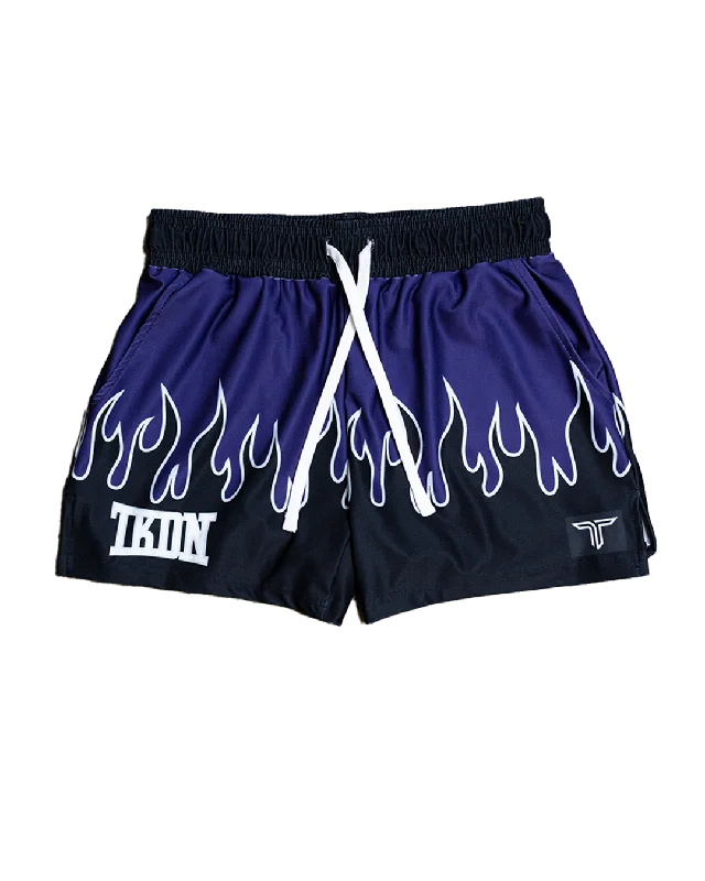 Fire FC Gym Shorts (5” & 7" Inseam) - Berry