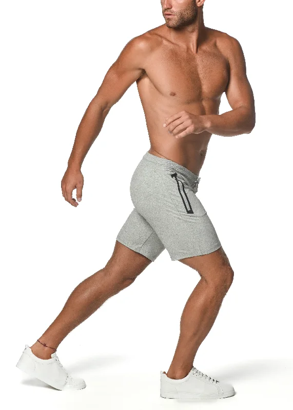 FLEECE FLEX-COTTON STRETCH SHORTS