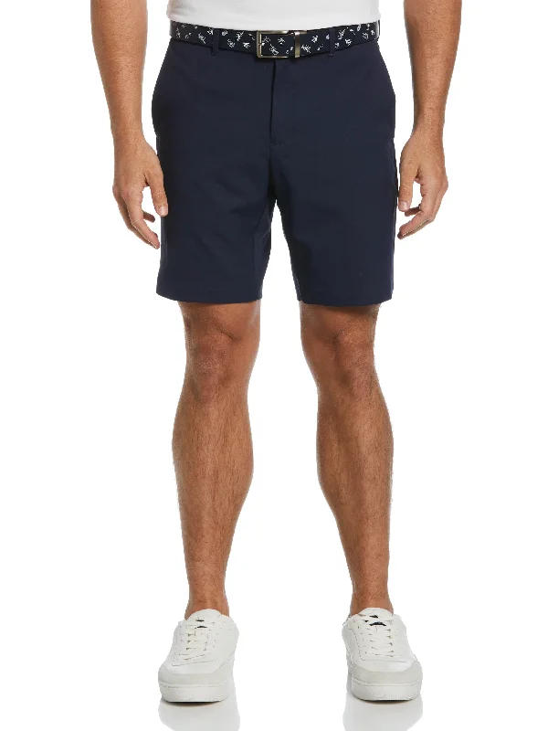 Men's Flat Front Solid Golf Shorts