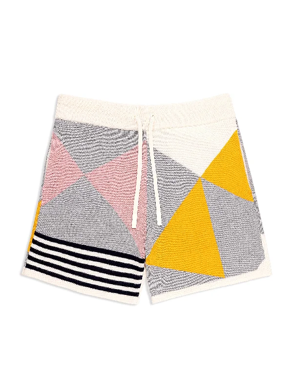 Geo Knit Short- Multi