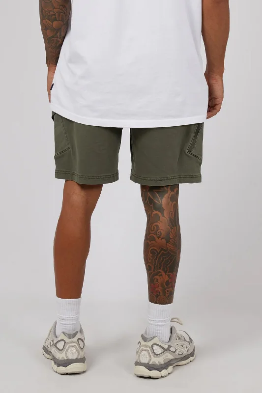 Gully Cargo Short Khaki