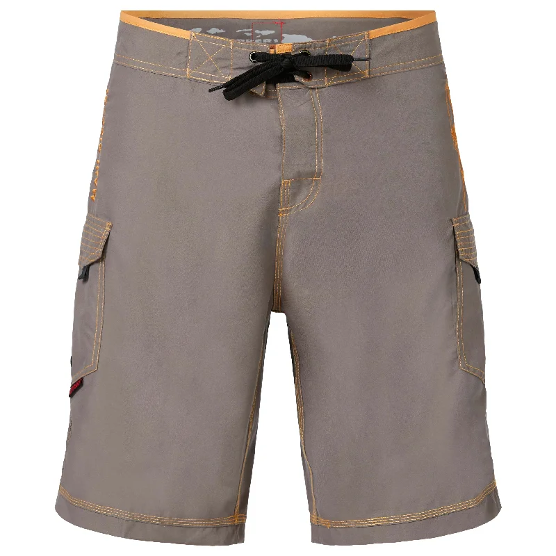 Grey 21" Hawaiian Octo Tako Fishing Shorts