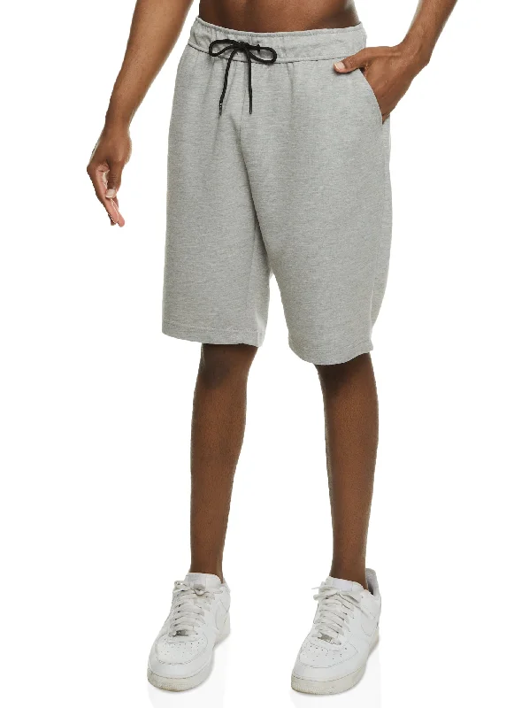 Mens Zip Pocket Tech Fleece Shorts