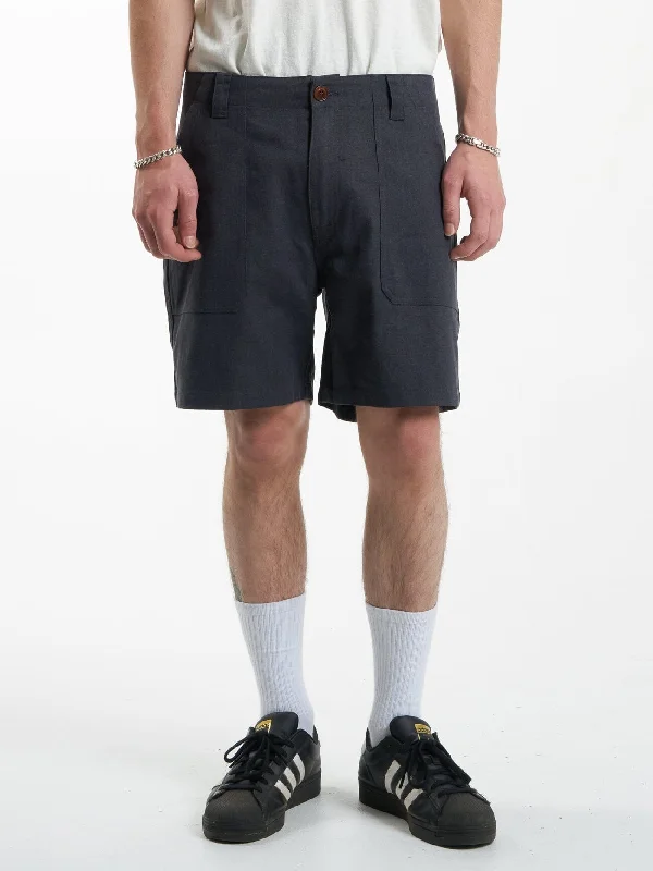 Hemp Thrills Utility Short - Black