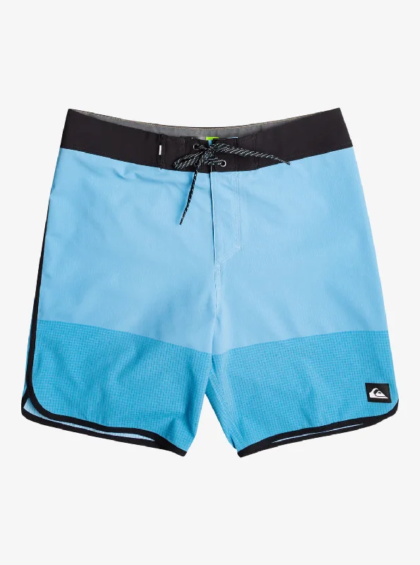 Highline Scallop 19" Boardshorts - Azure Blue